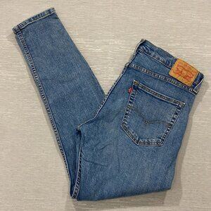 Levis 512 Jeans Mens 34 x 34 Slim Fit Tapered Leg Medium Wash Denim  Andje_topia